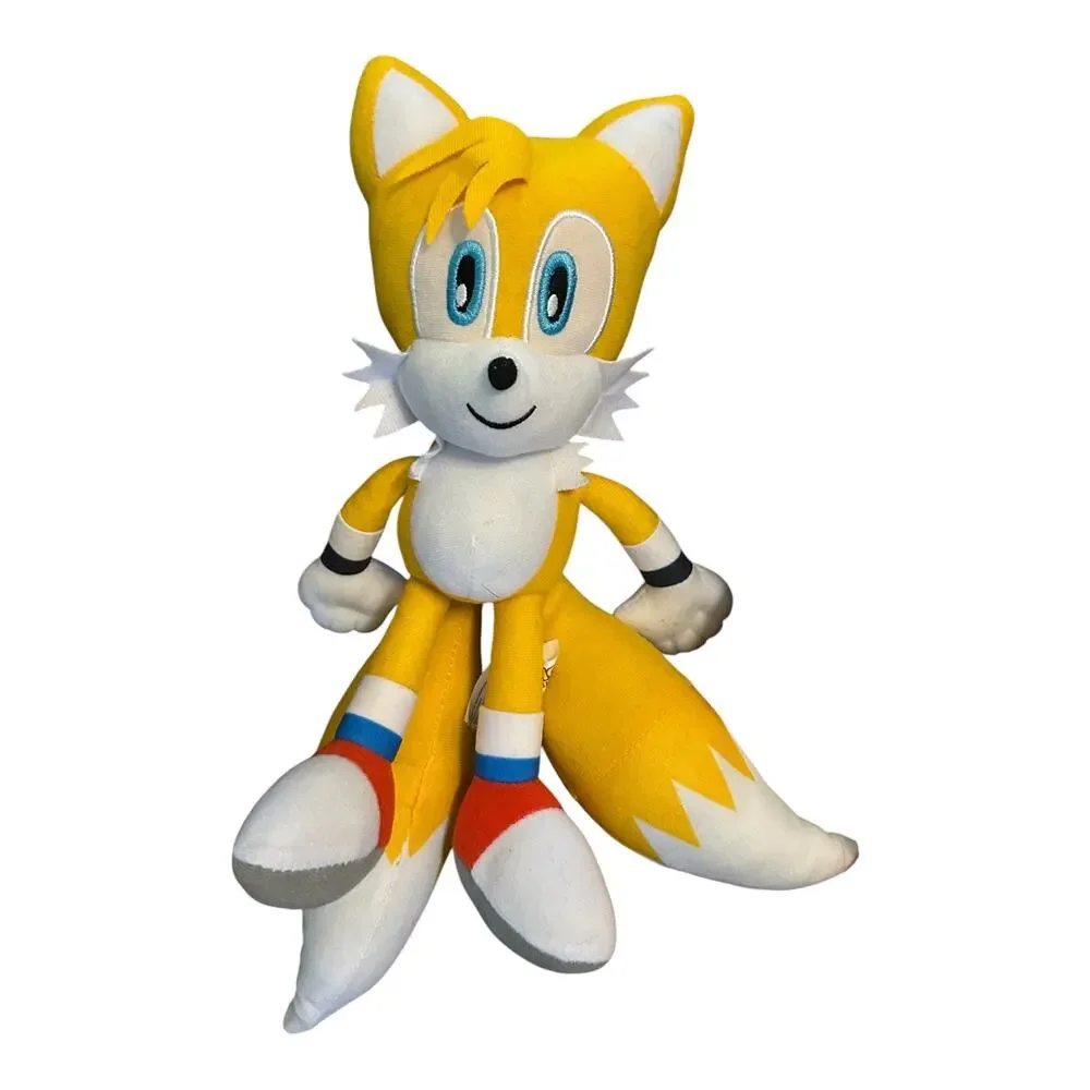 4 Pc Set Bundle Stuffed Plush Sonic Hedgehog Knuckles Tails Shadow Toy Factory